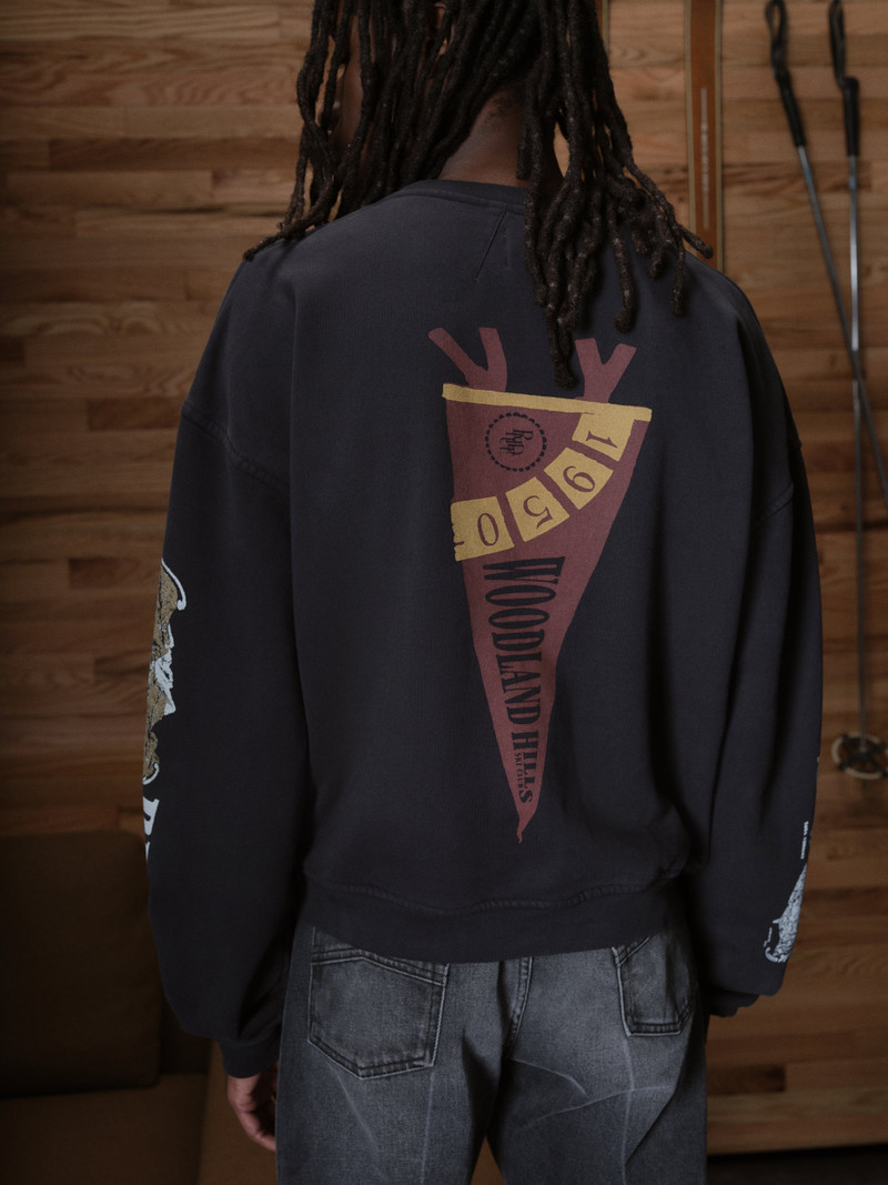 RHUDE PENNANT FLAG CREWNECK 4