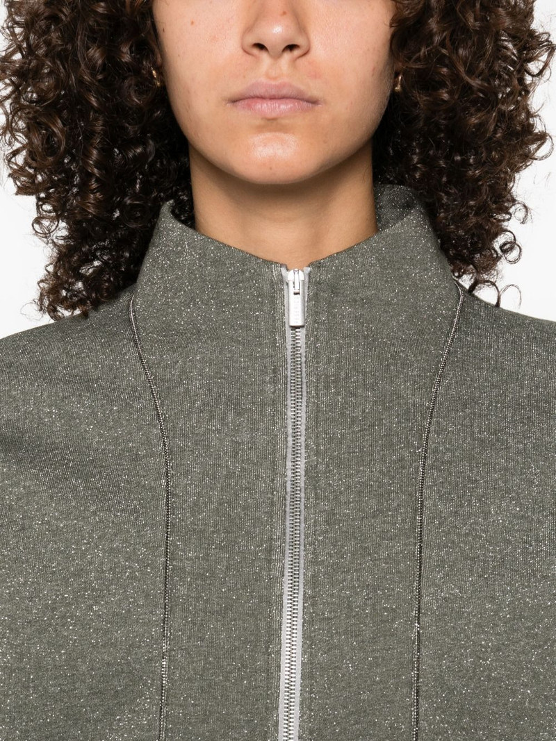 glitter zip-up sweatshirt 5