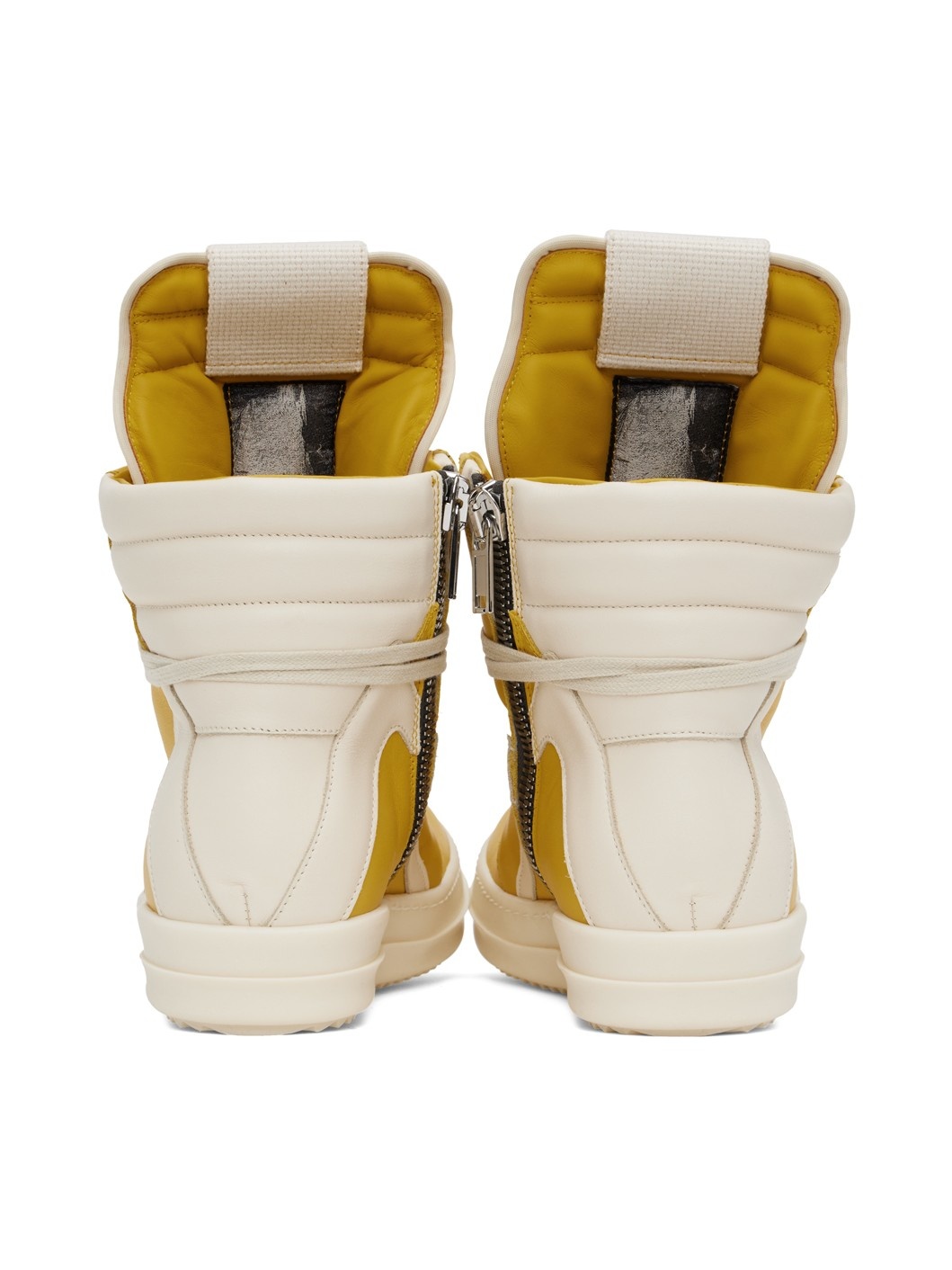 Yellow & White Porterville Geobasket Sneakers - 2