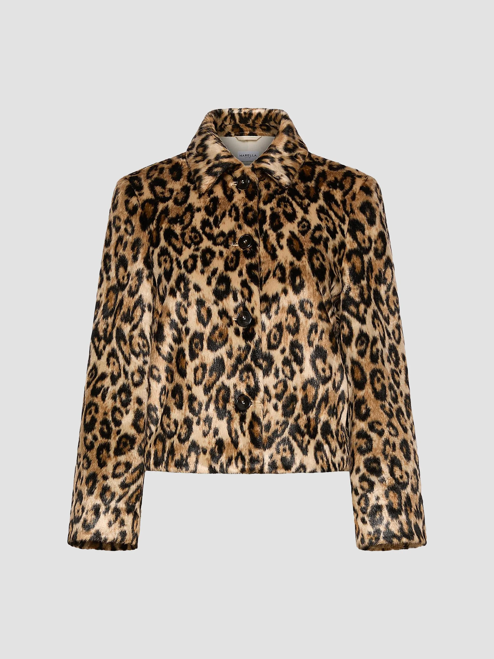 Women's Boxy Pony Skin Print Jersey Jacket - Multicolor - 1