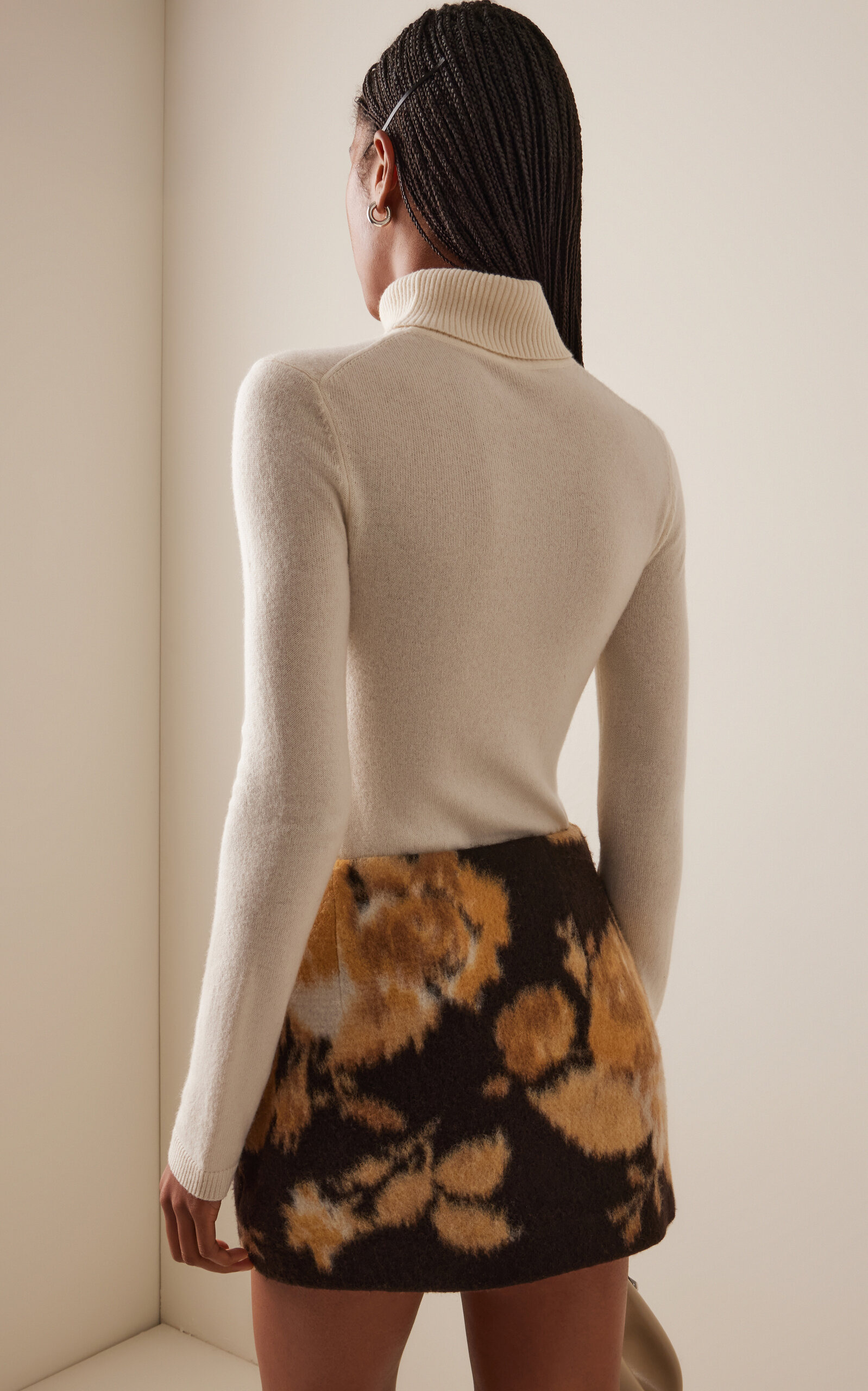 Alice Wool-Cashmere Turtleneck Sweater ivory - 4