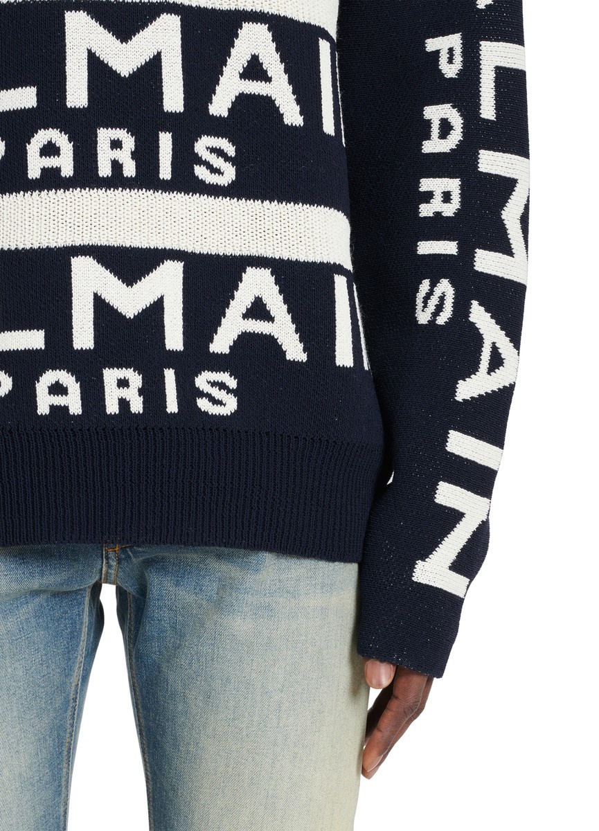 Balmain Paris logo sweater - 7