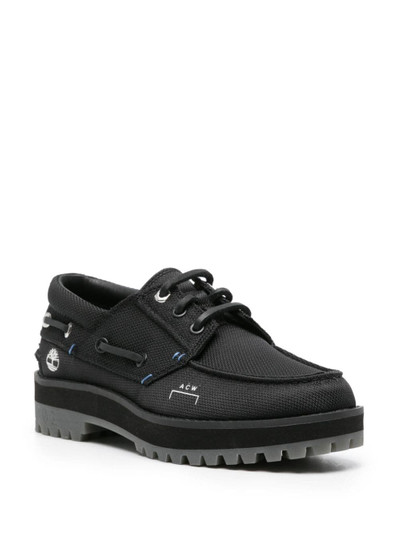 A-COLD-WALL* x Timberland Future73 3-Eye Handsewn boat shoes outlook