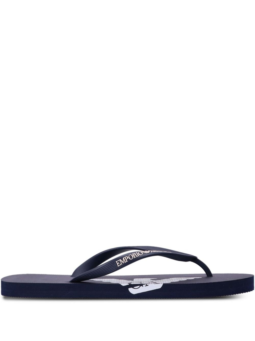 logo-print flip flops - 1