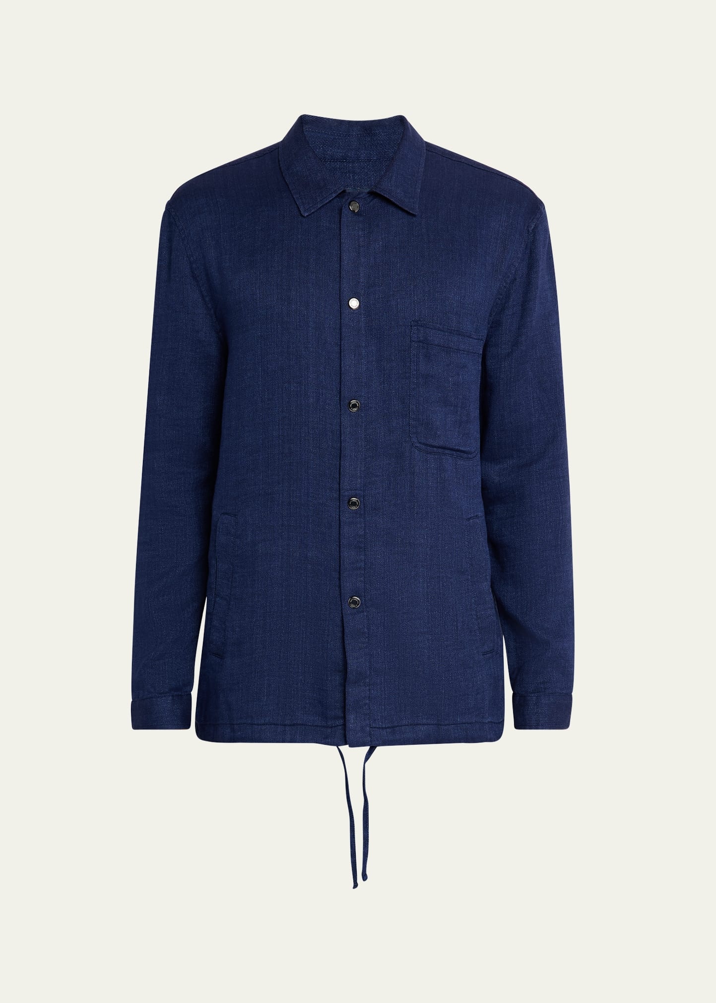 Men's Diego Linen Coach Overshirt - 1