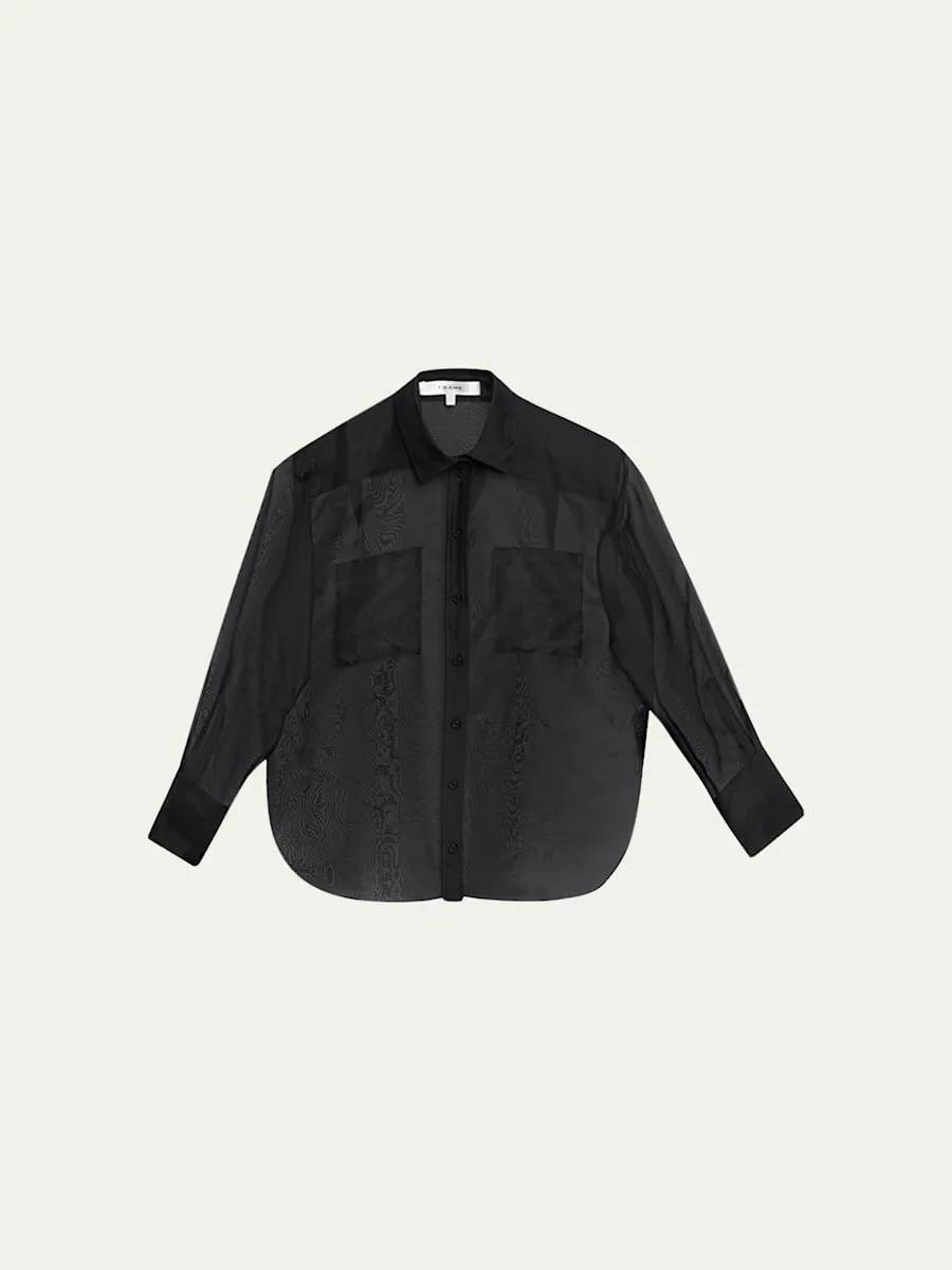 The Silk Organza Shirt - 1