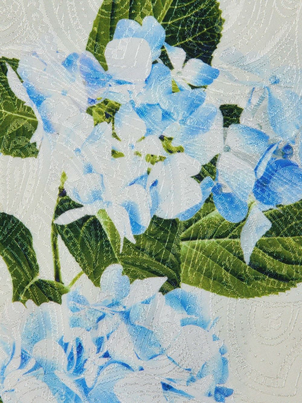 Pilar hydrangea-print trousers - 4