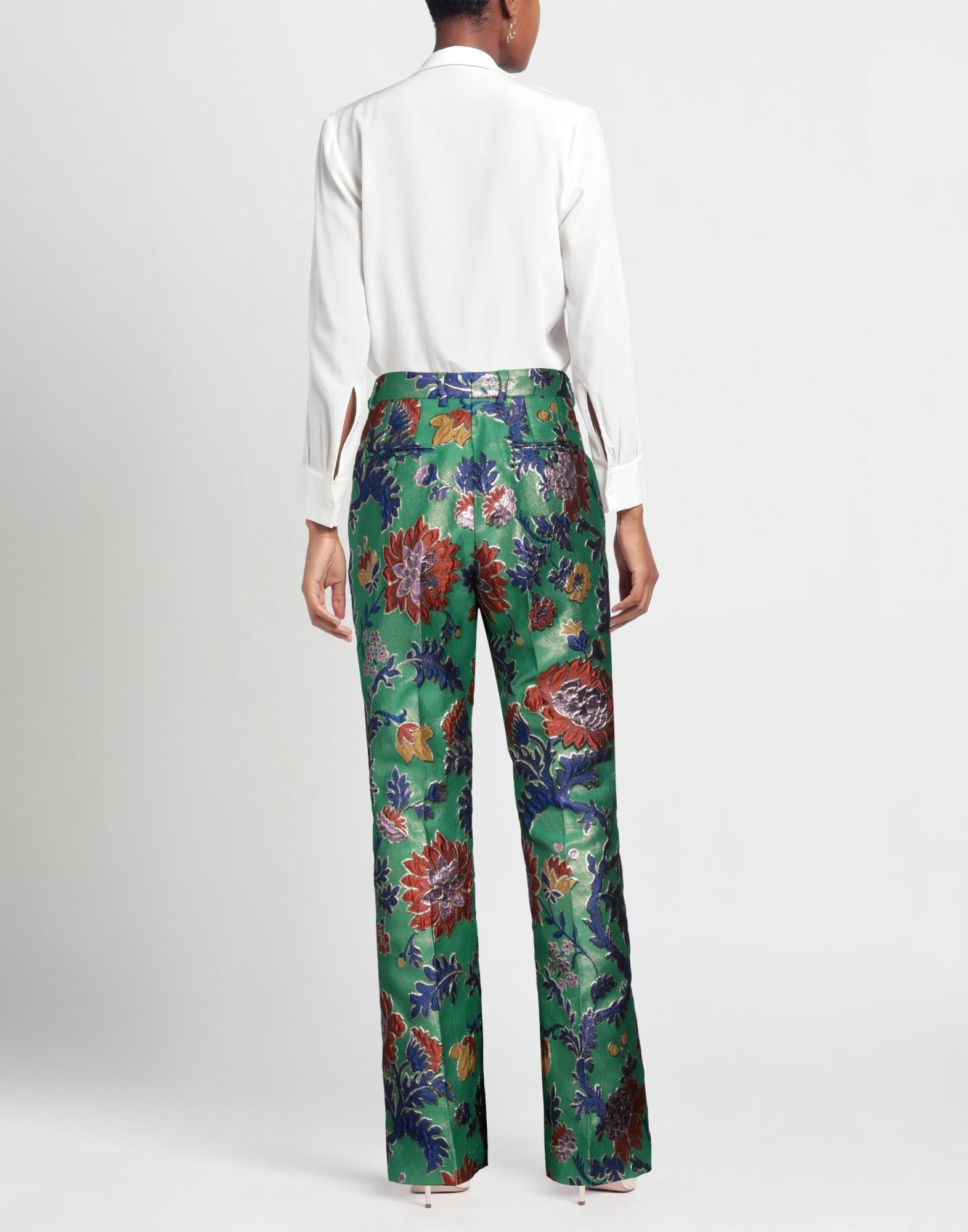 Green Women's Casual Pants - 3