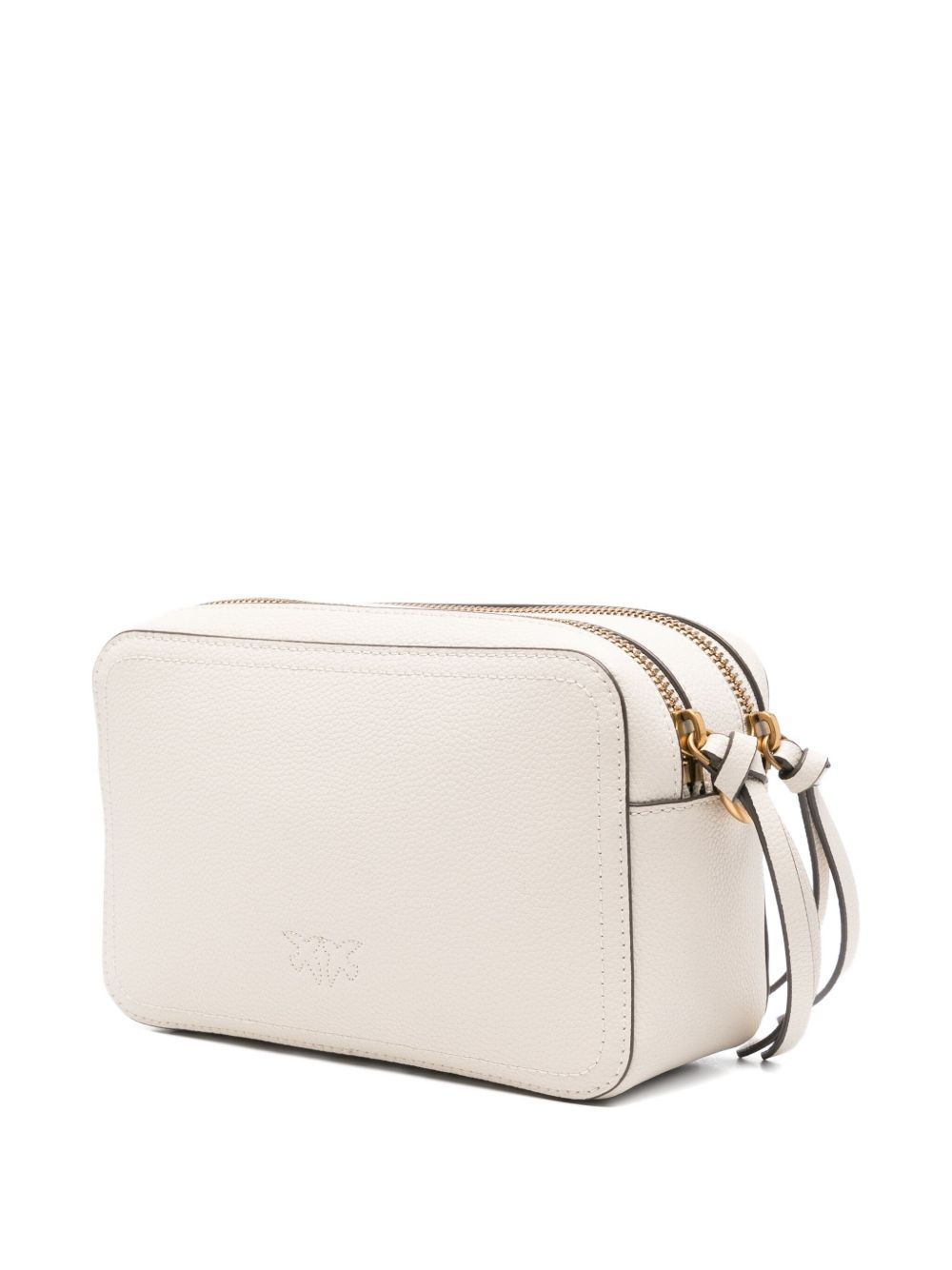 embossed-logo calf leather cross-body bag - 3
