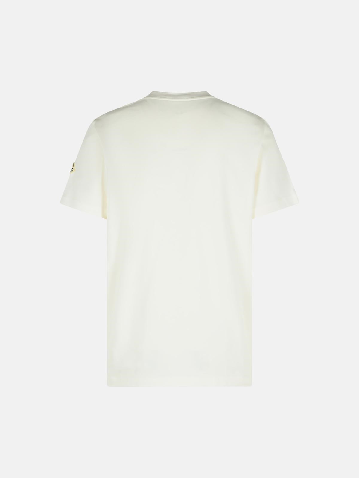 WHITE COTTON T-SHIRT - 3