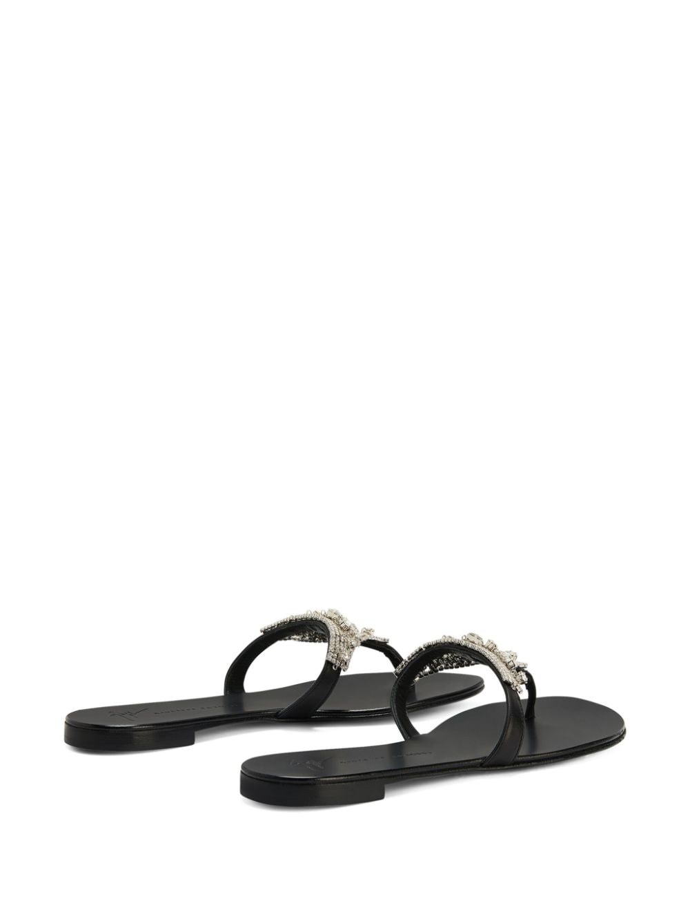 Clarett crystal-embellished flat sandals - 3