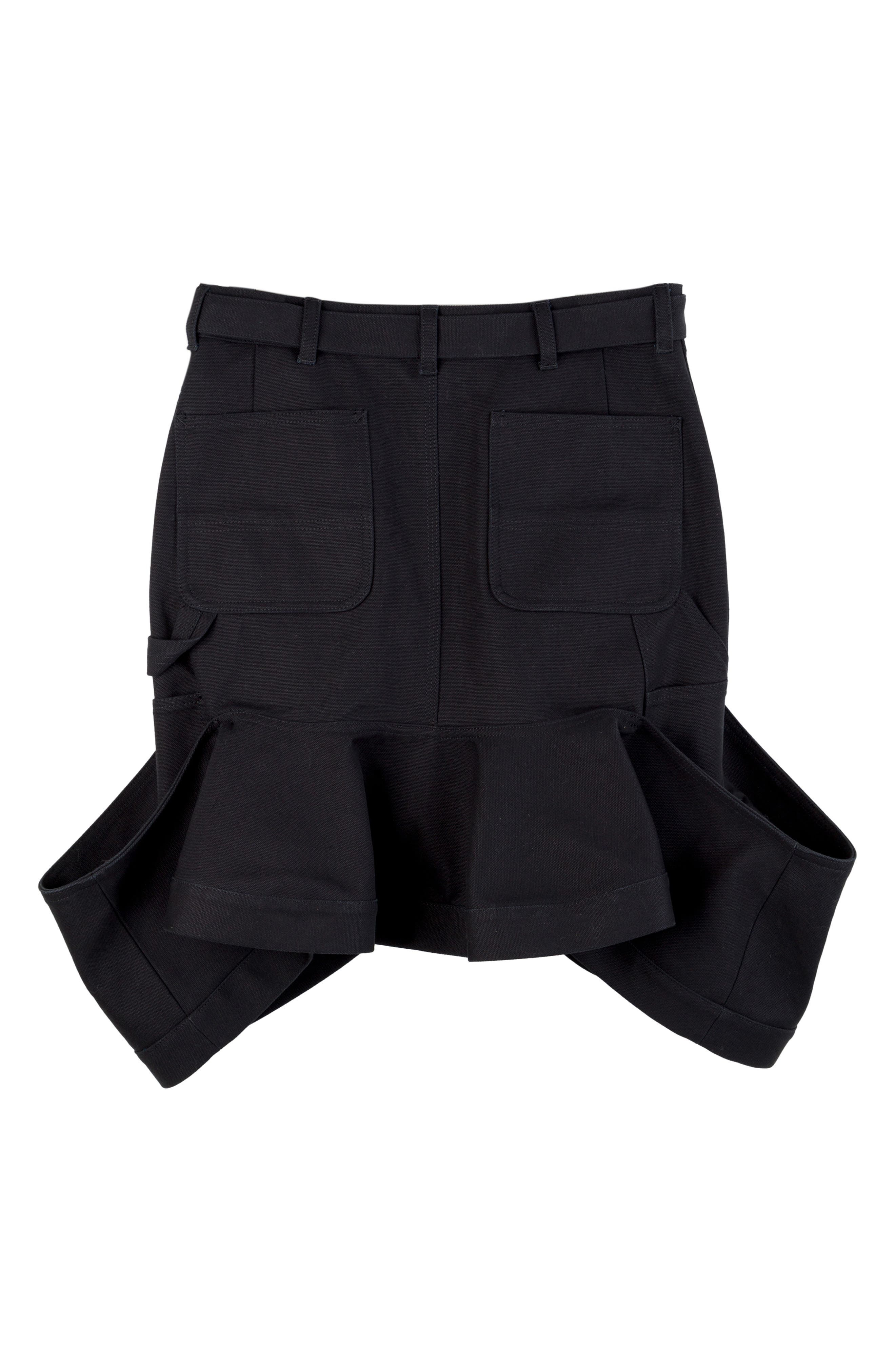 Sacai Carhartt WIP Duck Canvas Skirt in Black at Nordstrom - 2