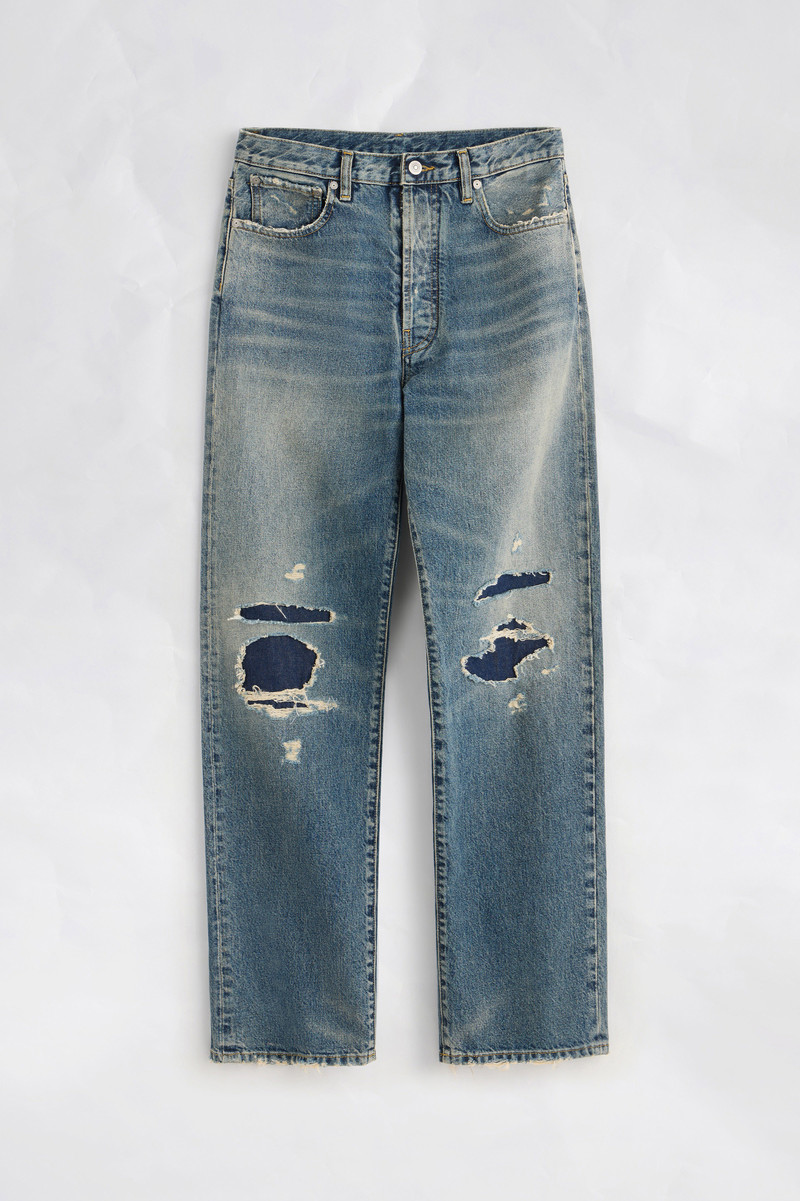 Distressed Denim Jeans - 1