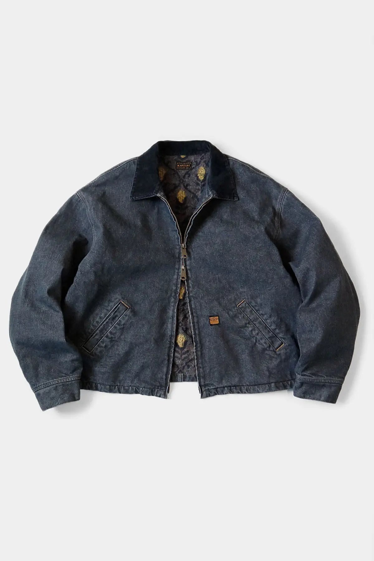 14oz BLKxECR Denim T-Back Drizzler JKT - Black - 1