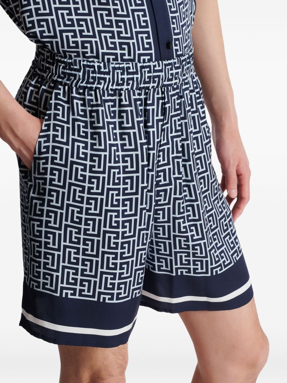 monogram-pattern shorts - 5