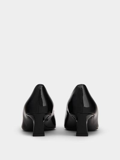 Roger Vivier Trompette Metal Buckle Pumps in Patent Leather outlook