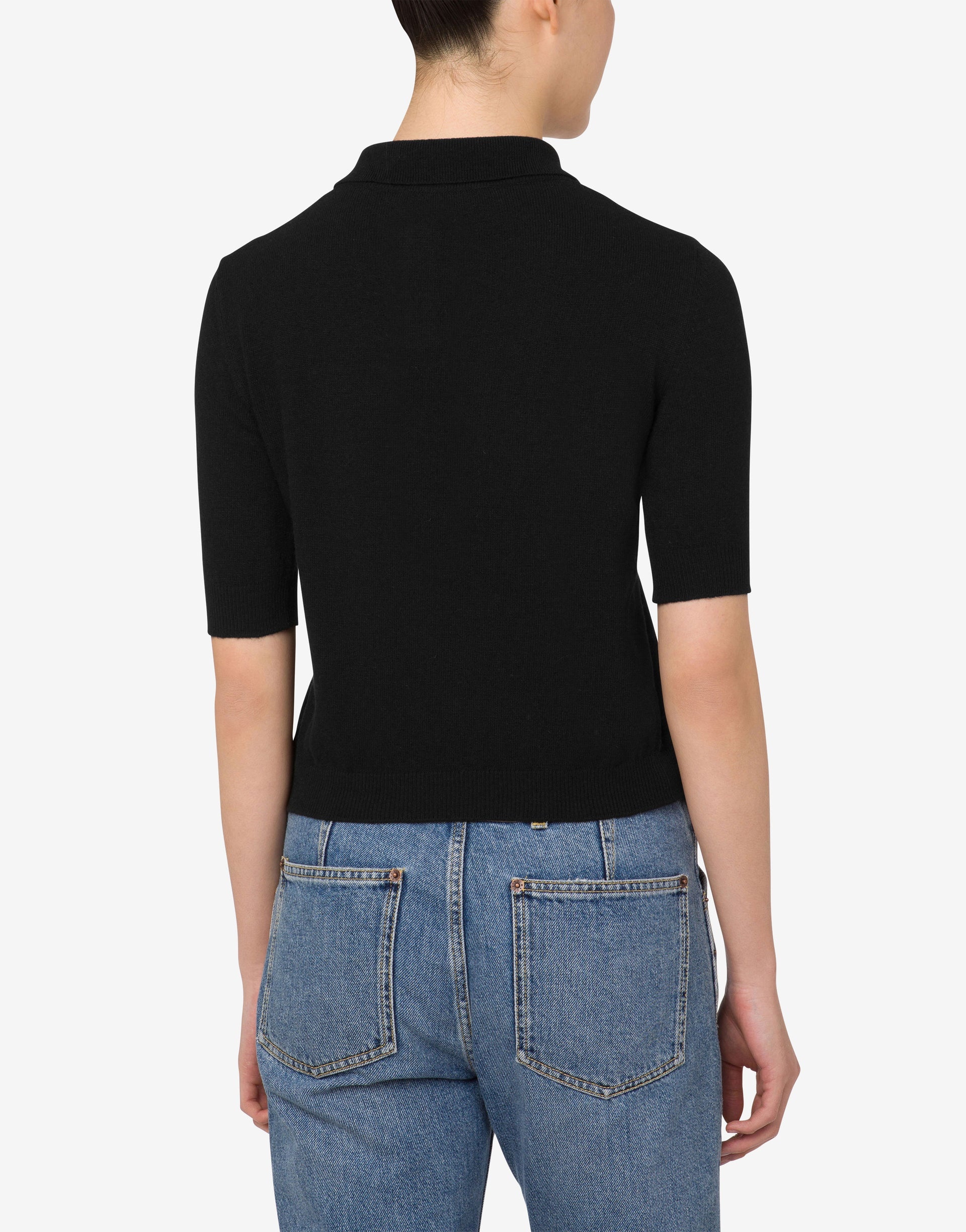 KNIT POLO SHIRT LAUREL CROWN LOGO - 2