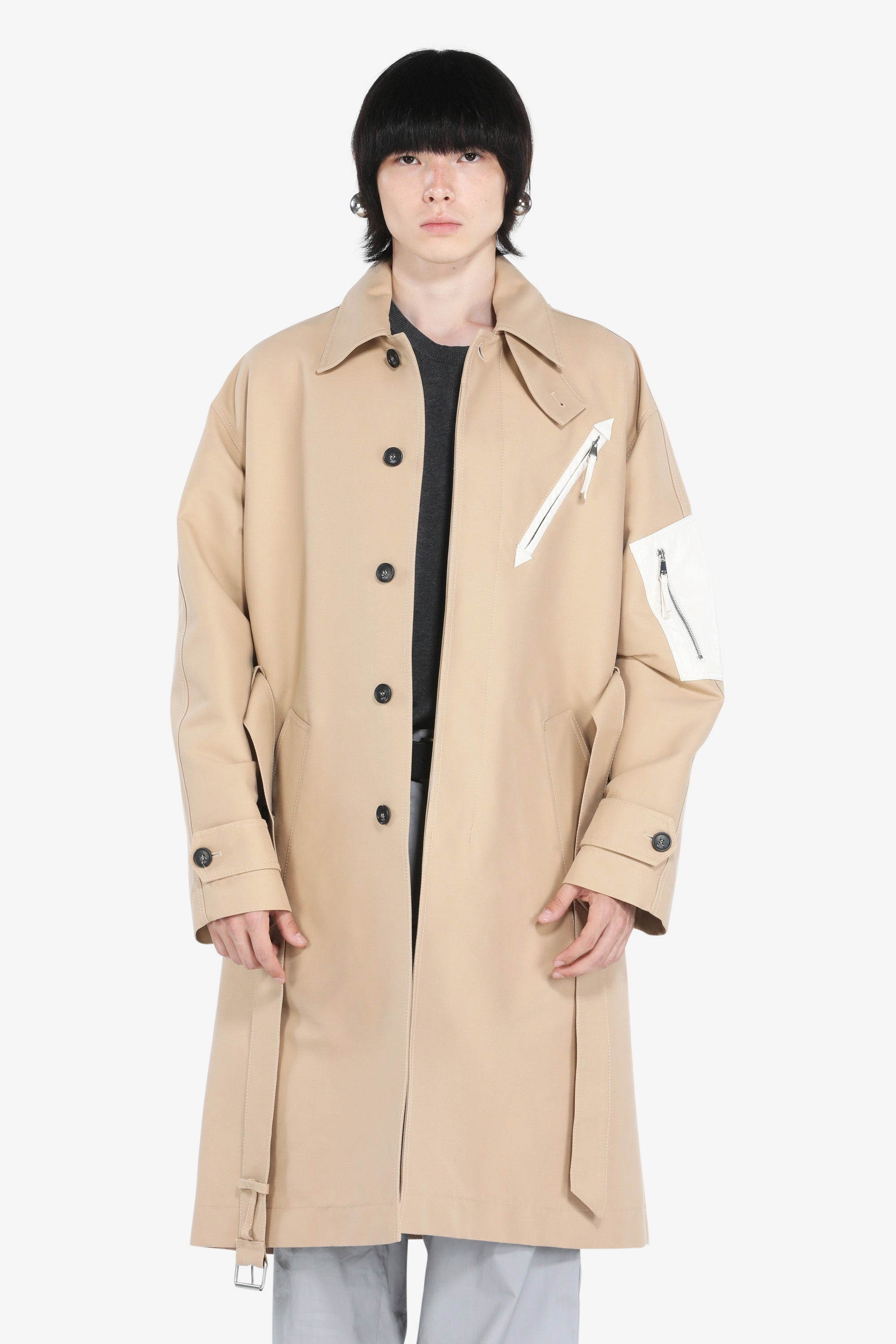 BELTED TRENCH COAT - 1