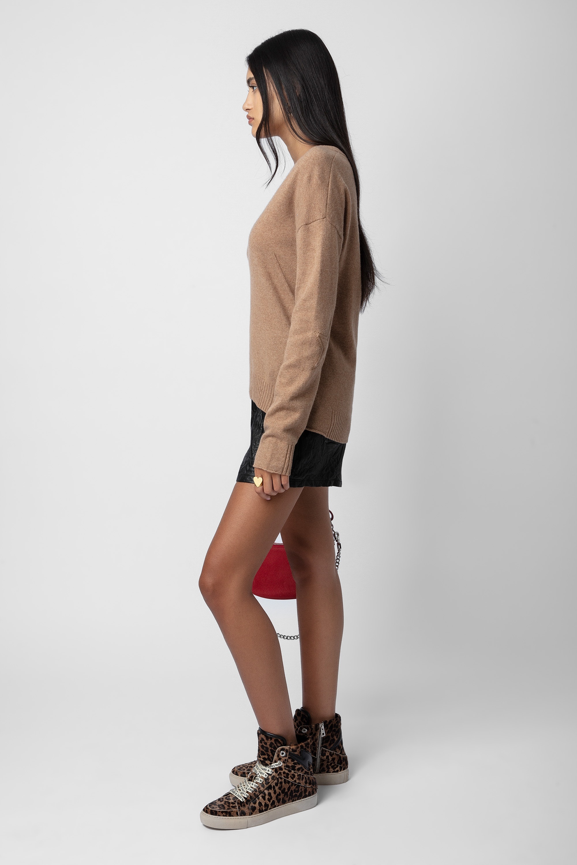 Vivi Patch Cashmere Sweater - 4