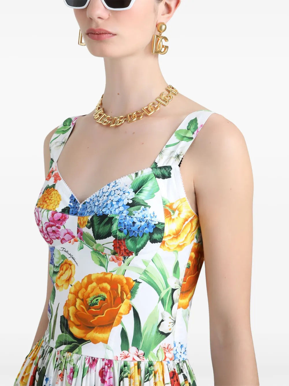 Dolce & Gabbana Women Floral Midi Dress - 4