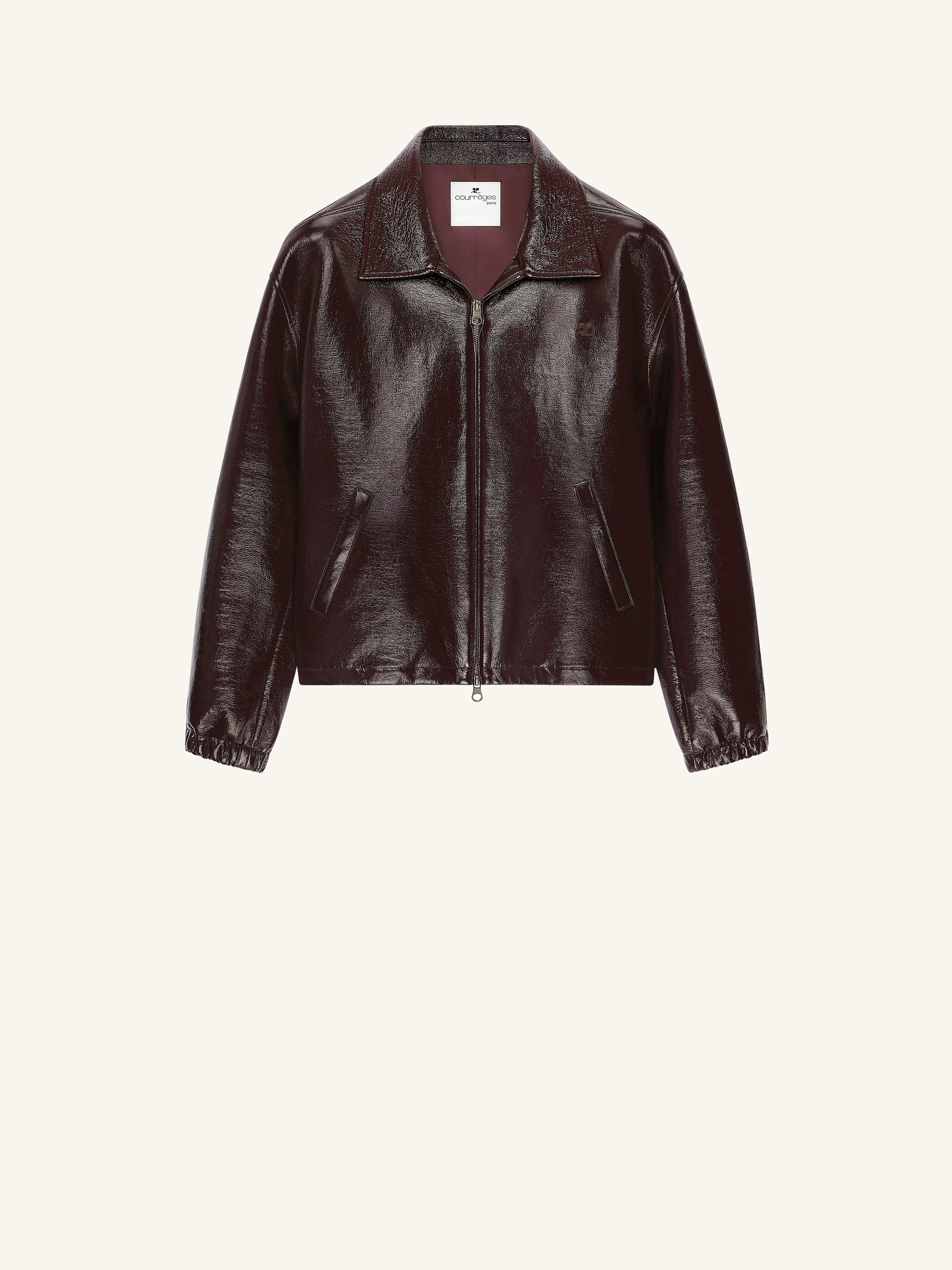 VINYL BOMBER JACKET - 1