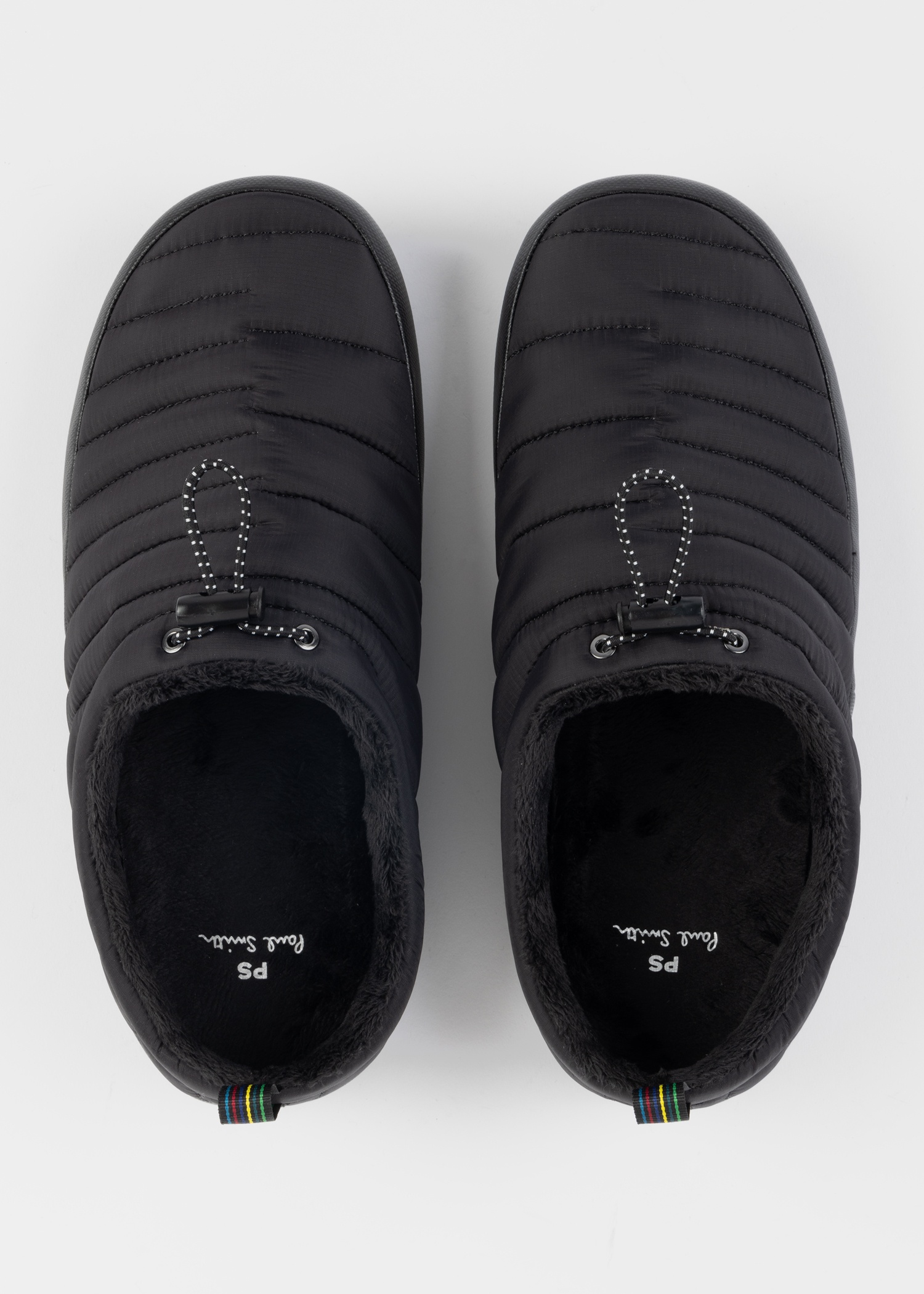 Black 'Larsen' Mule Slippers - 2