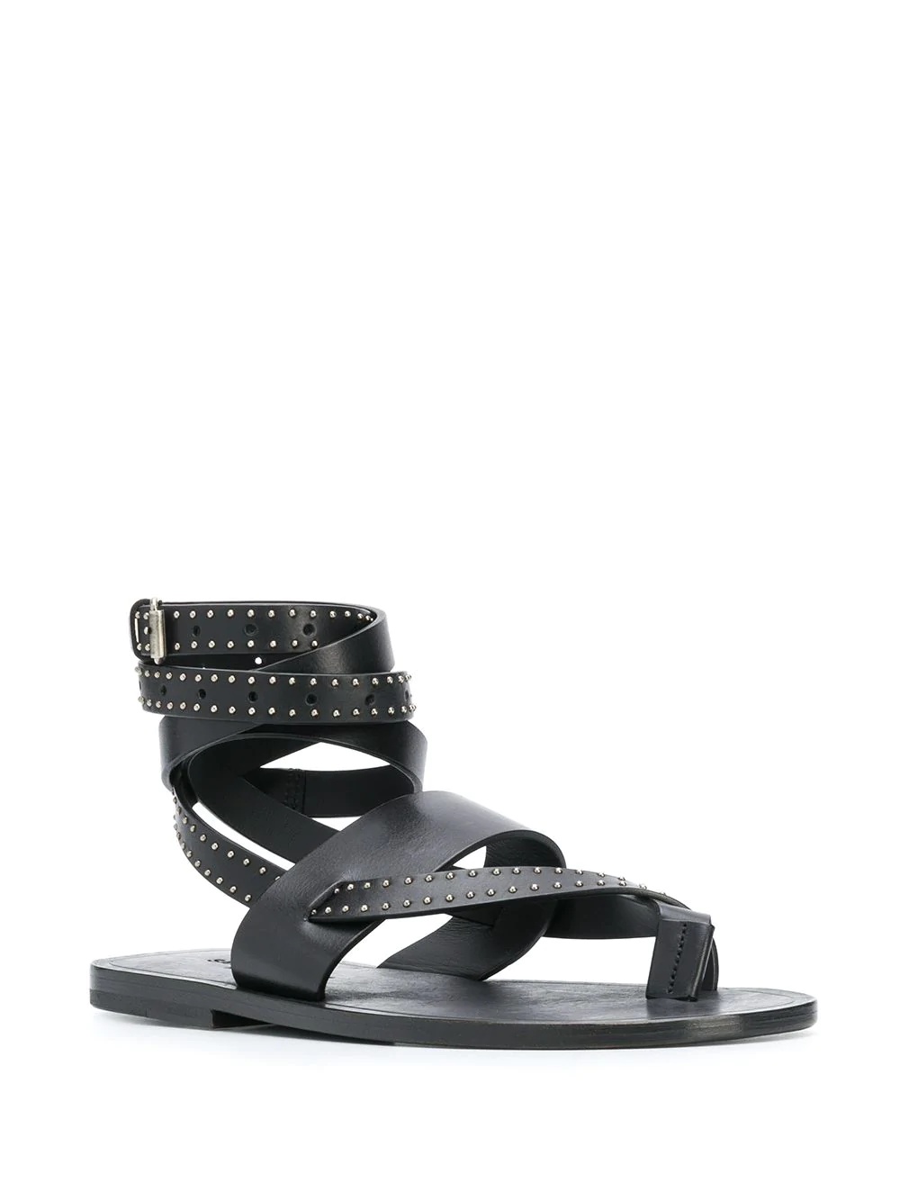 studded strappy sandals - 2