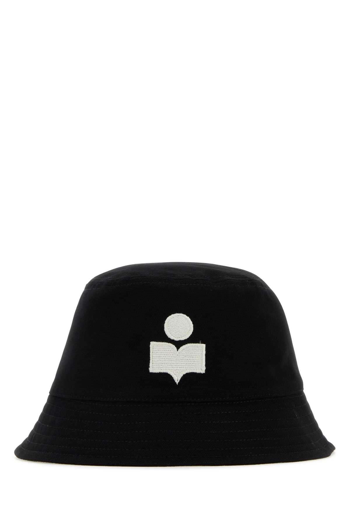Isabel Marant Women Black Cotton Haley Bucket Hat - 1
