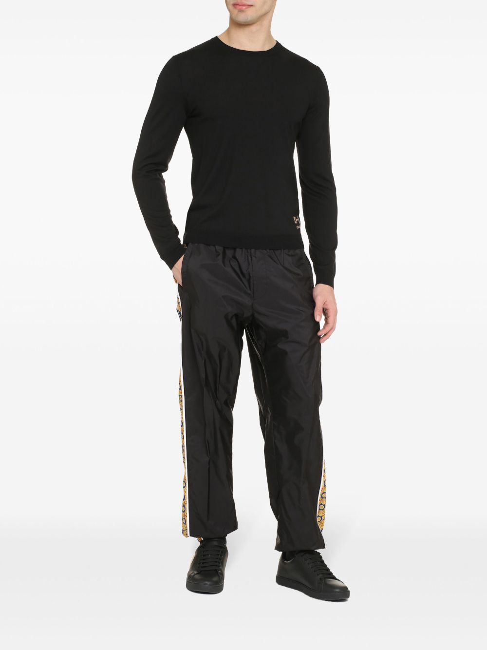 Horsebit-intarsia wool sweater - 2