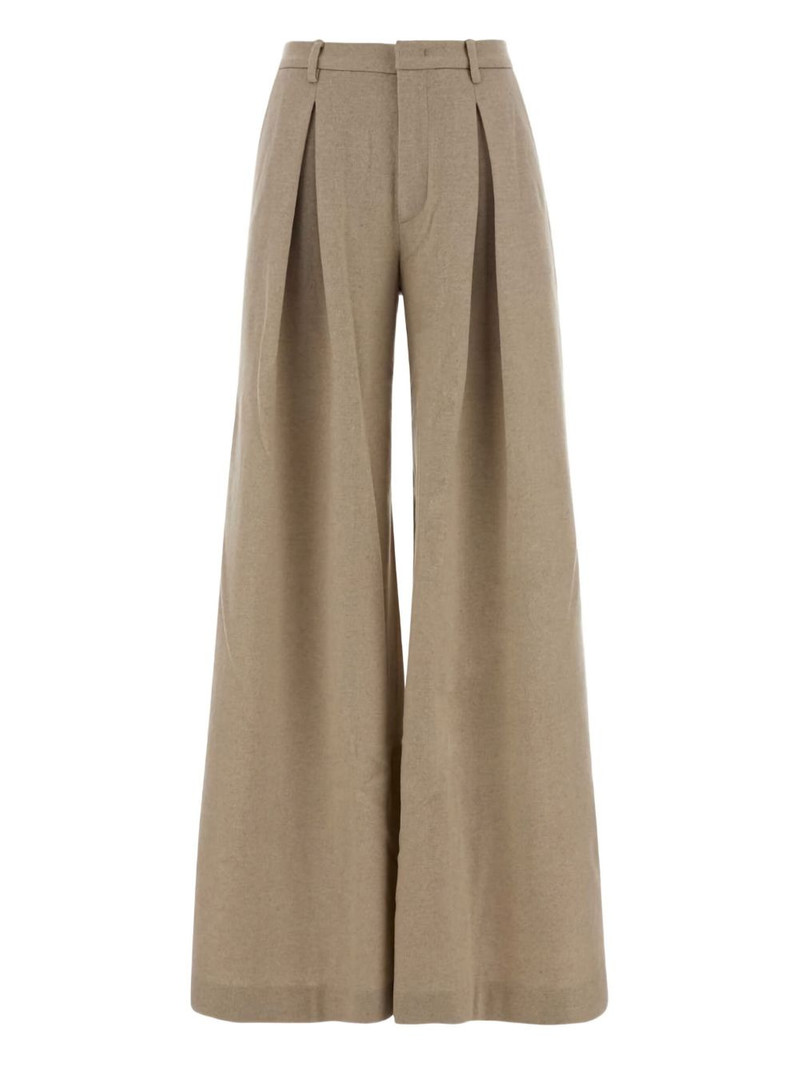 pleated wool trousers 1