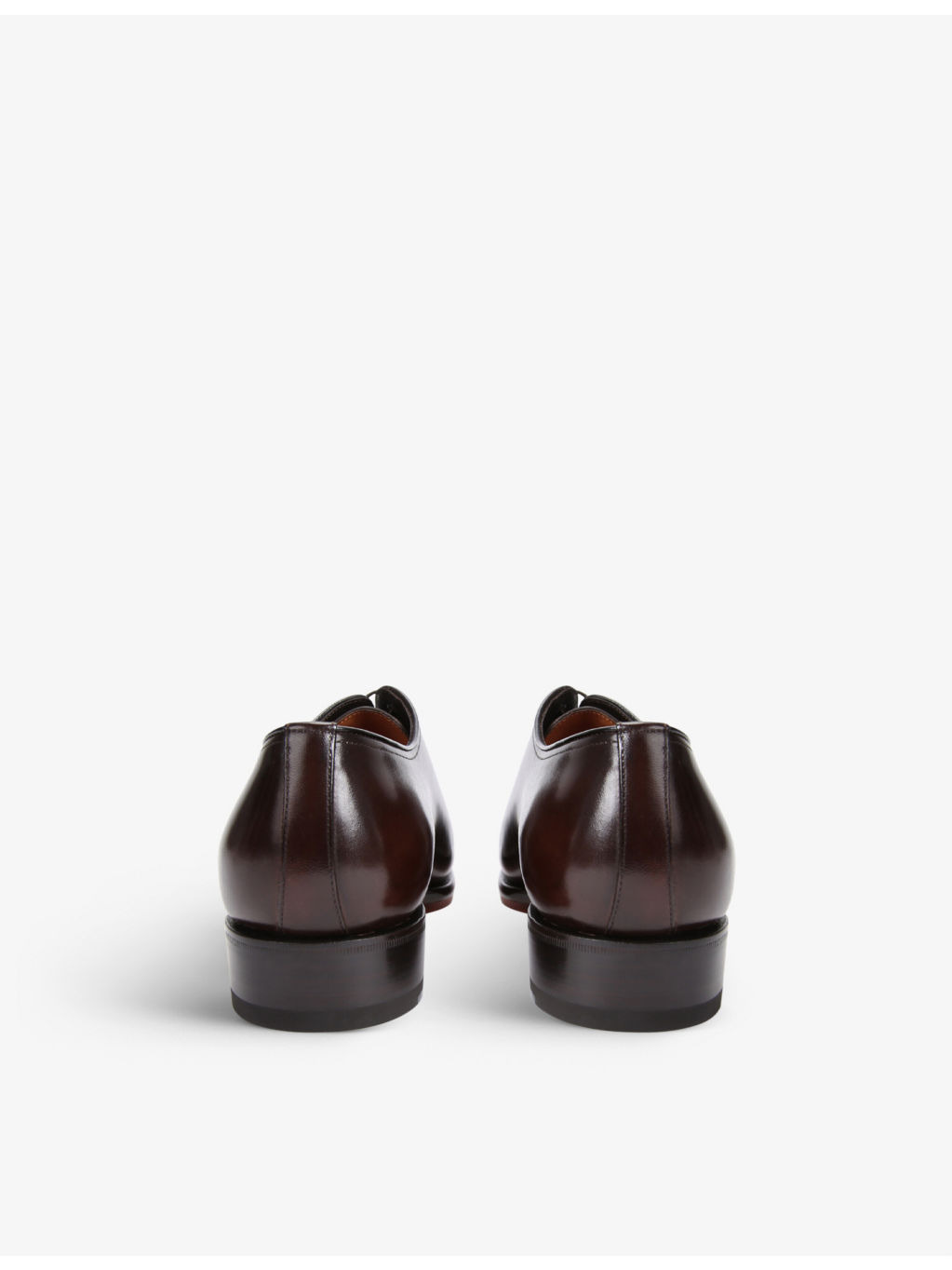 Carter wholecut leather Oxford shoes - 4