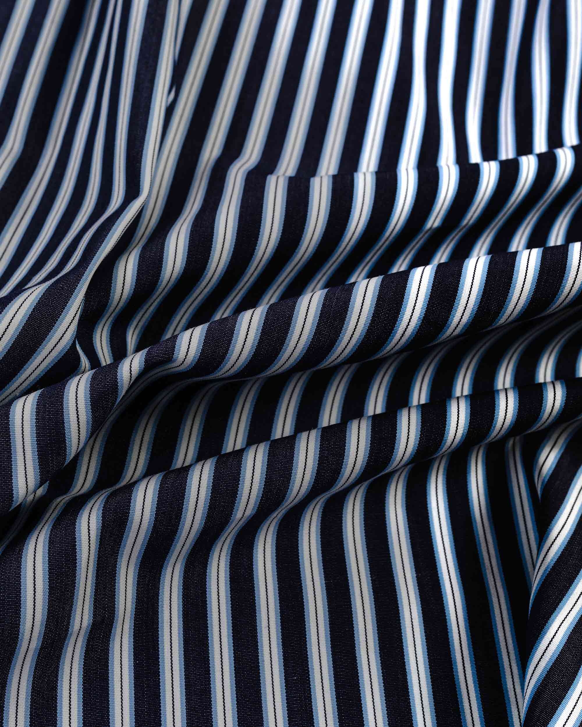 Wide Classic Big Collar Shirt Stripe 3 - 5