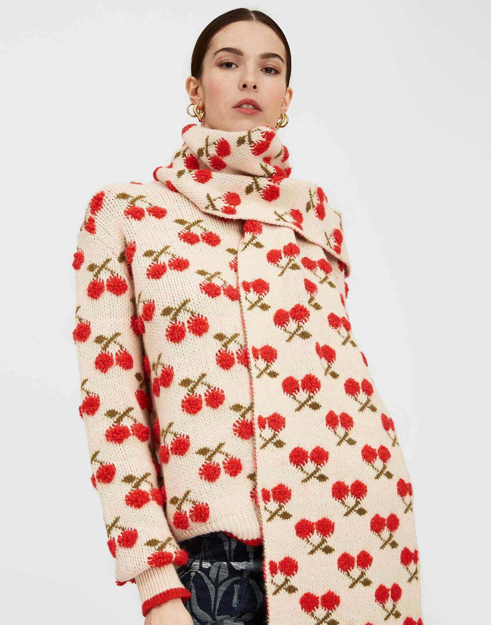 Cherry Scarf - 4