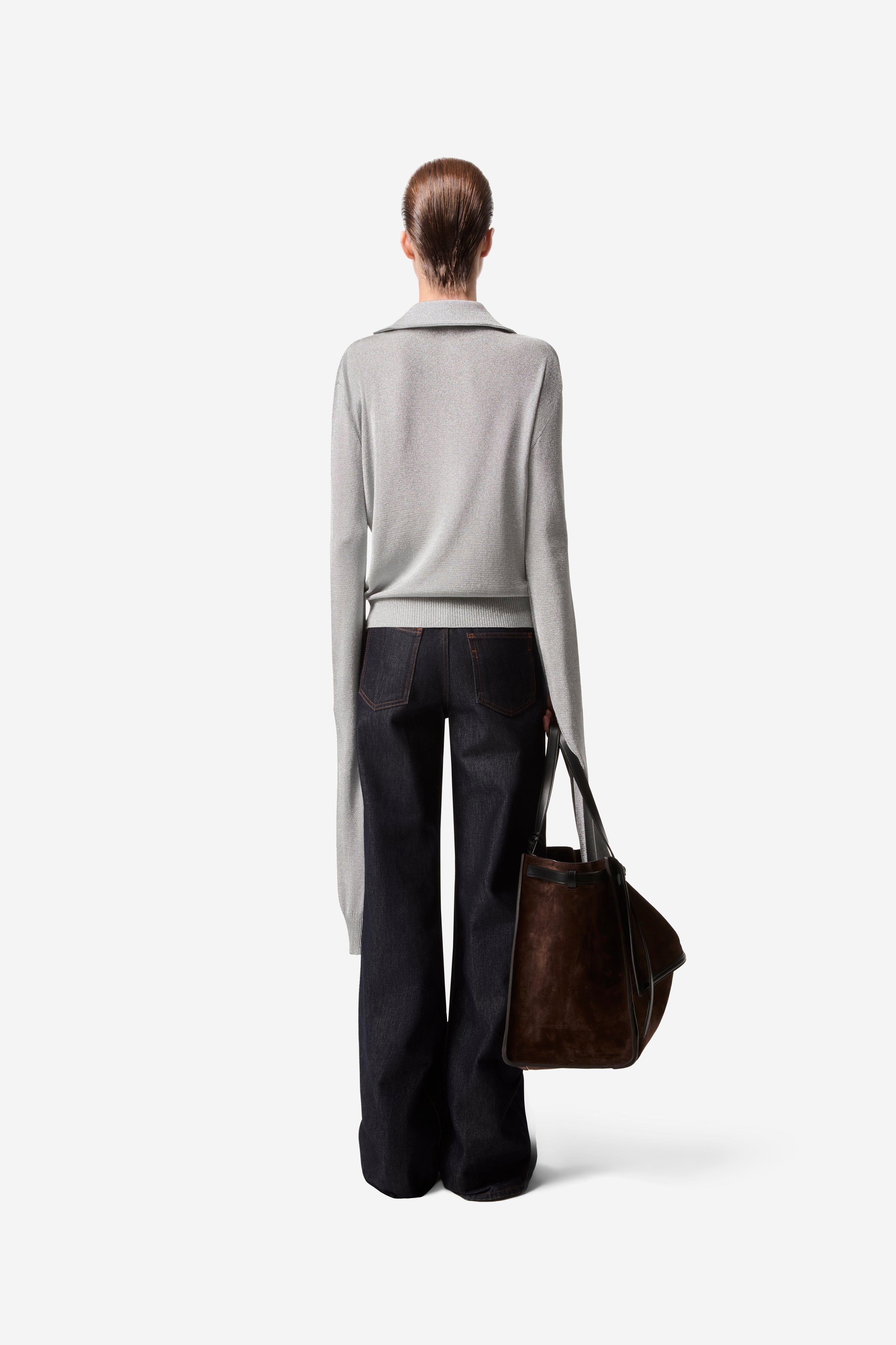 Knotted Sleeved Polo Top - 4