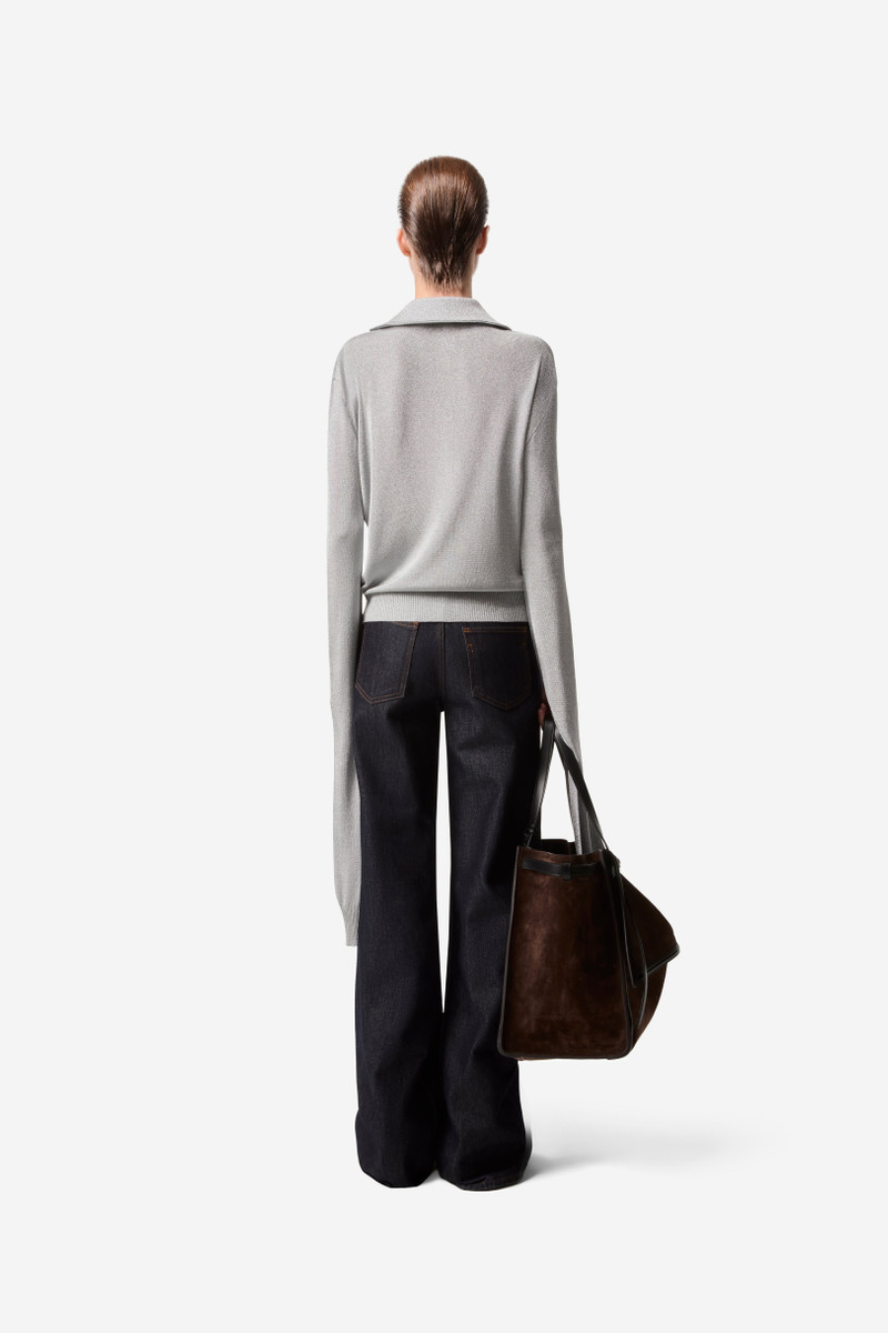 Knotted Sleeved Polo Top 4