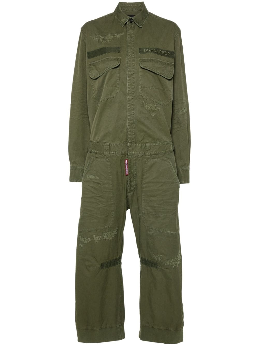 Overdyed Military jumpsuit - 1