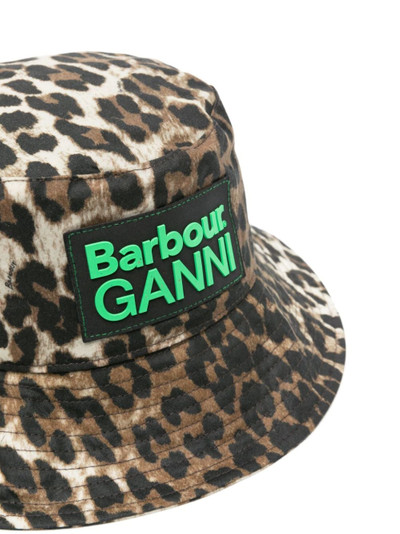 Barbour leopard-print bucket hat outlook