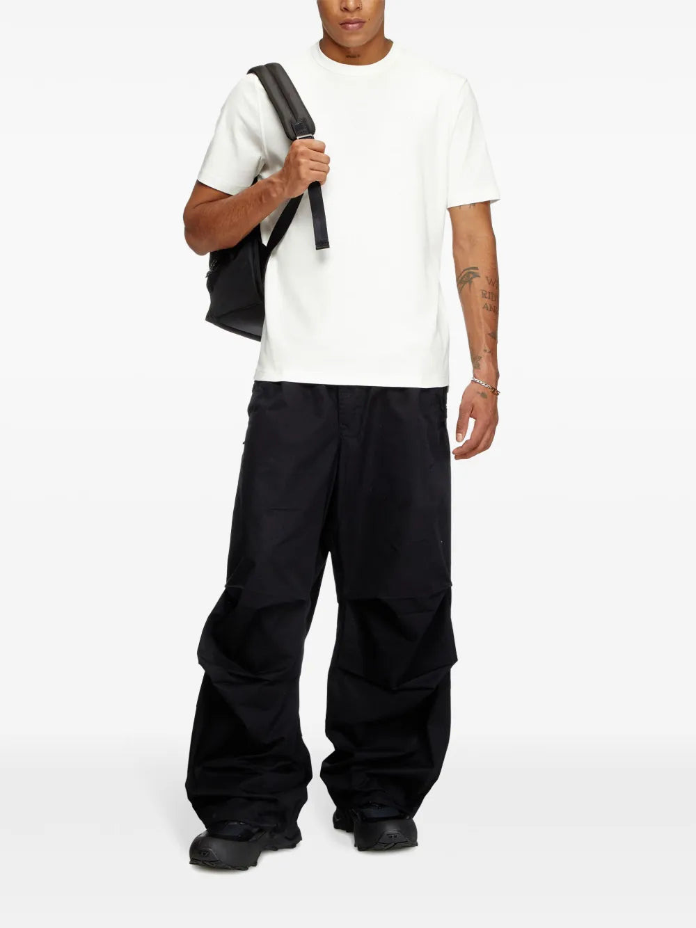 T-shirt blanc T-Adjust-Slits - 2