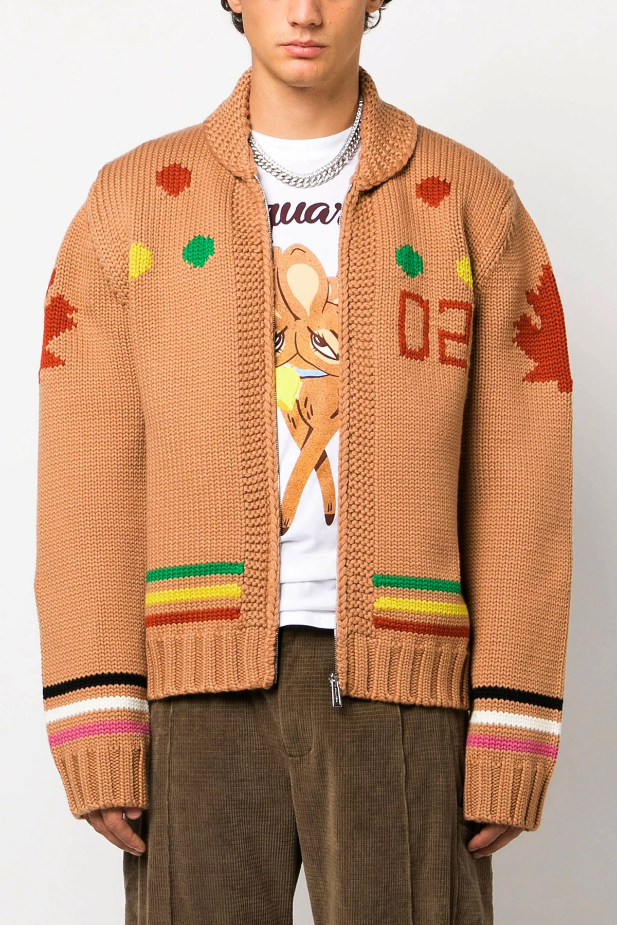Jacquard cardigan - 2