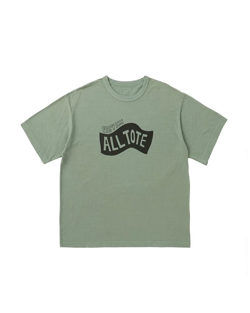 JUMBO TEE S/S DMGD LT.GREEN - 1