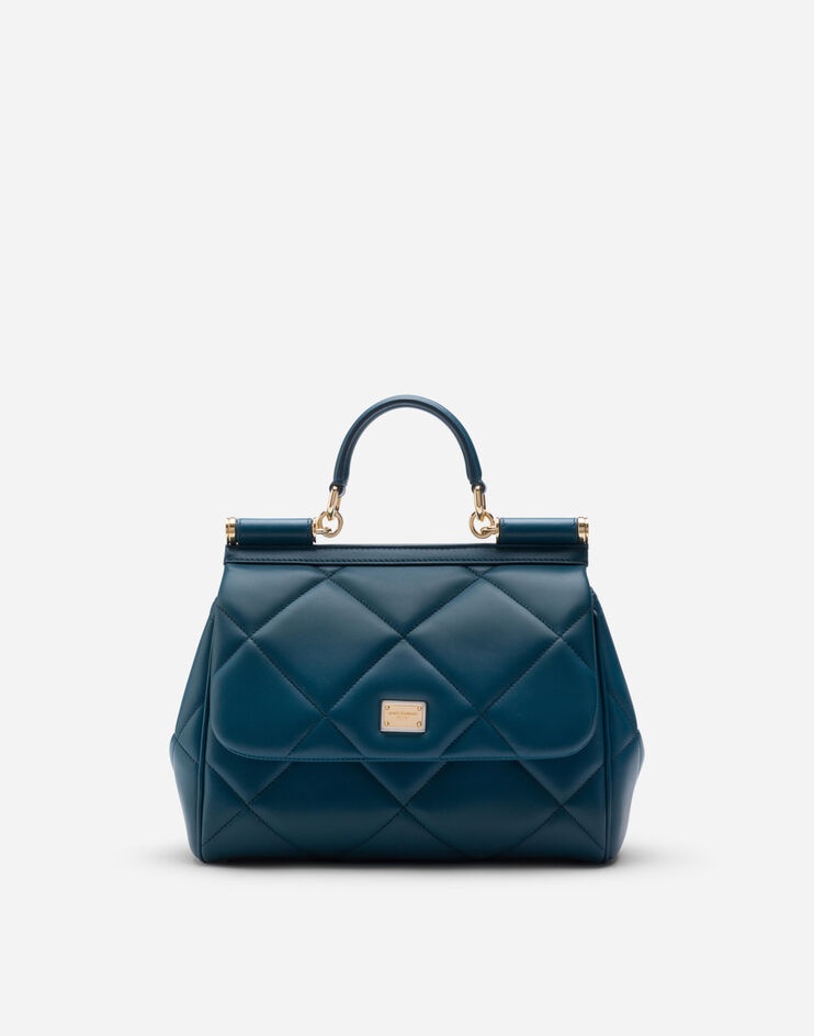 Medium Sicily bag in aria matelassé calfskin - 1