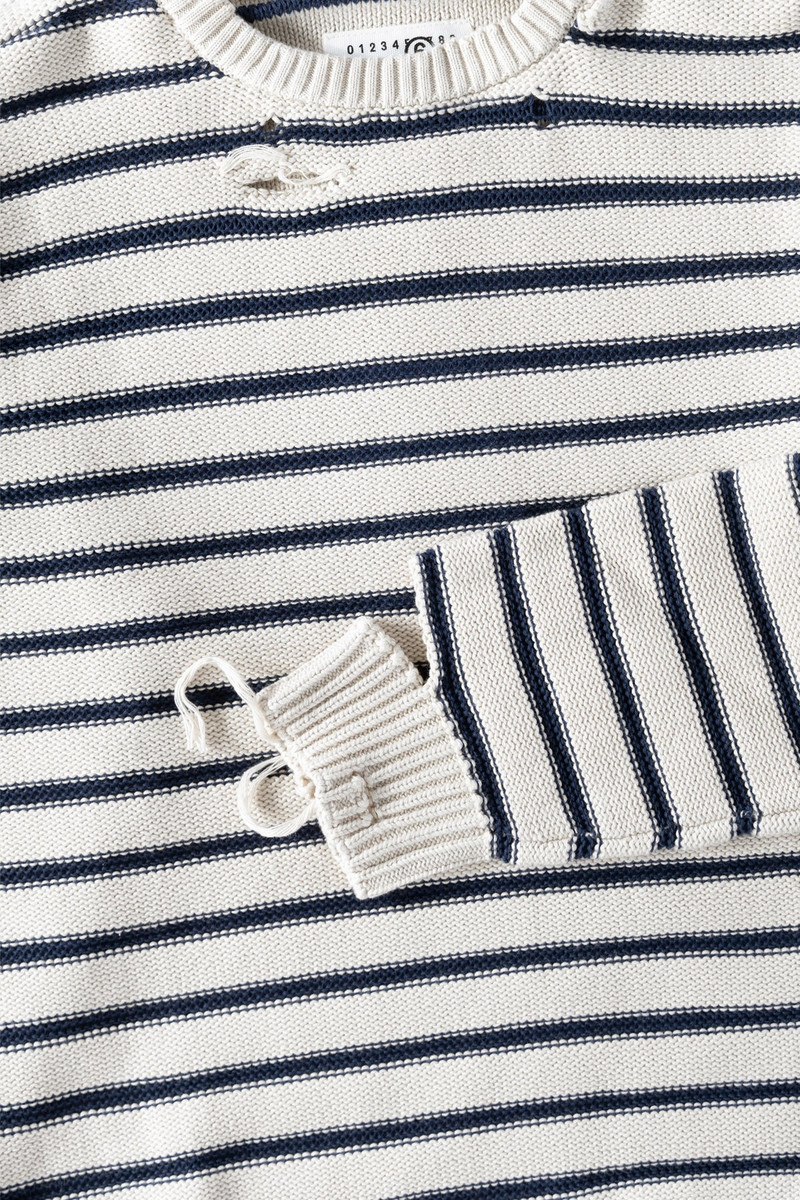 Striped Sweater - Cream 3