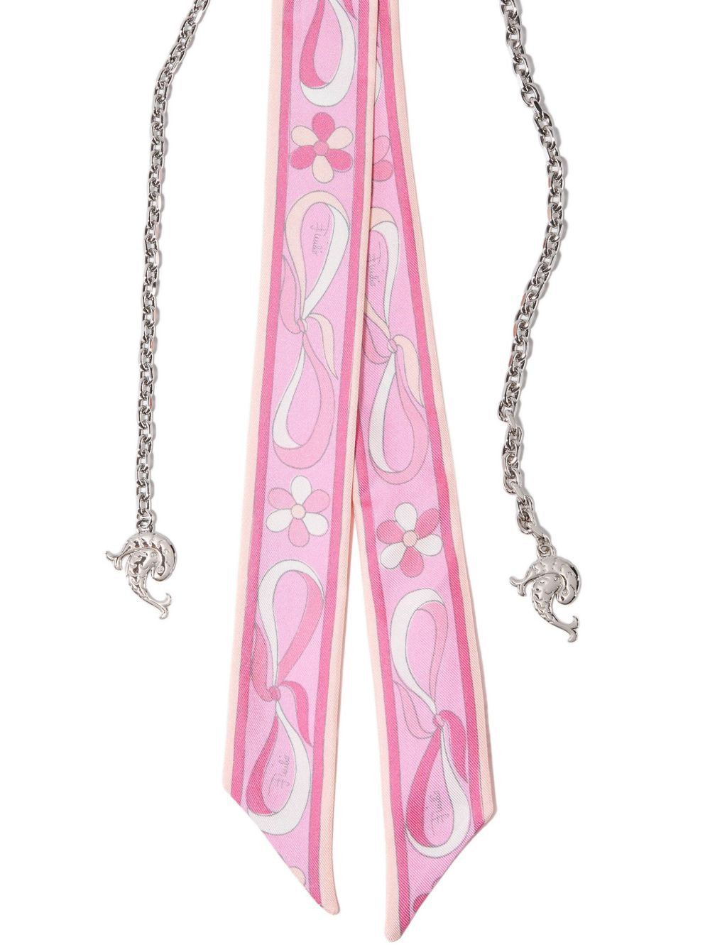 dolphin silk necklace - 4