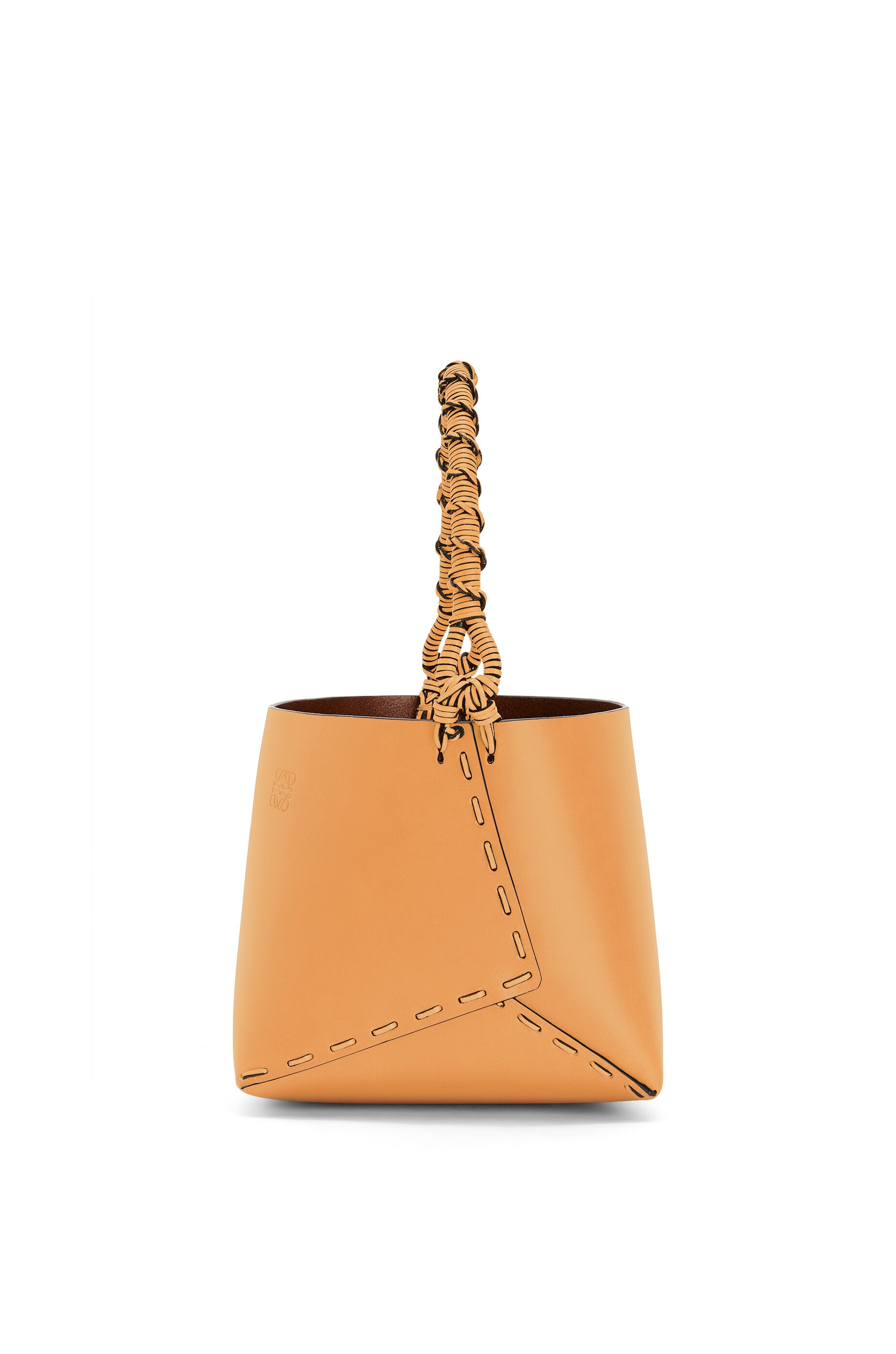 Bucket square bag in calfskin - 5