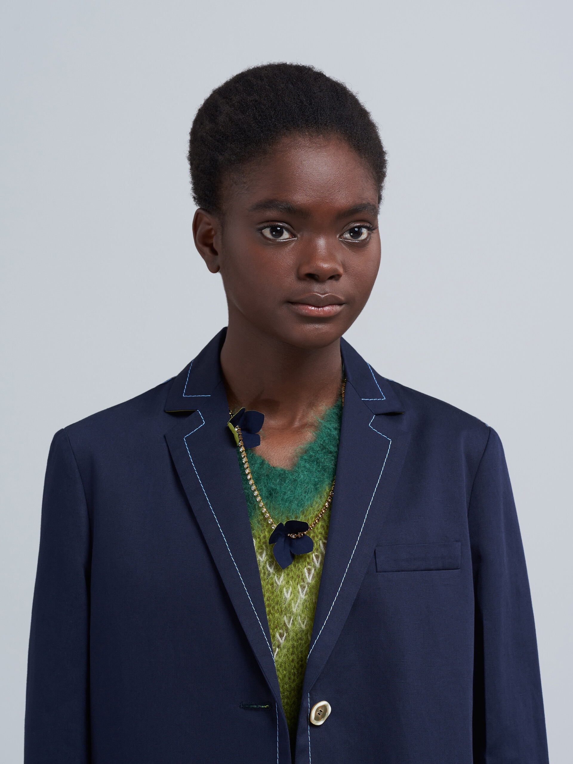 COTTON DRILL BLAZER JACKET - 4