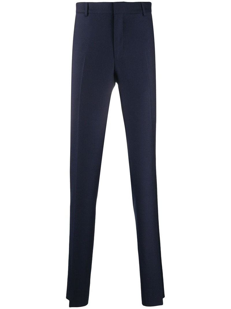 tailored cut wool trousers 1