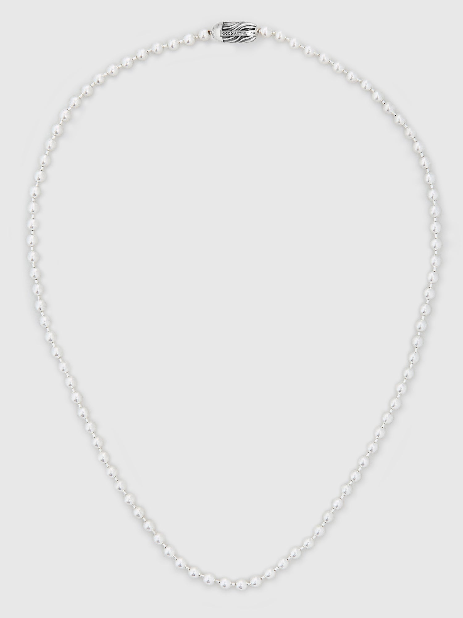 Desert Sessions Poplock Ball Chain Necklace in Sterling Silver - 3