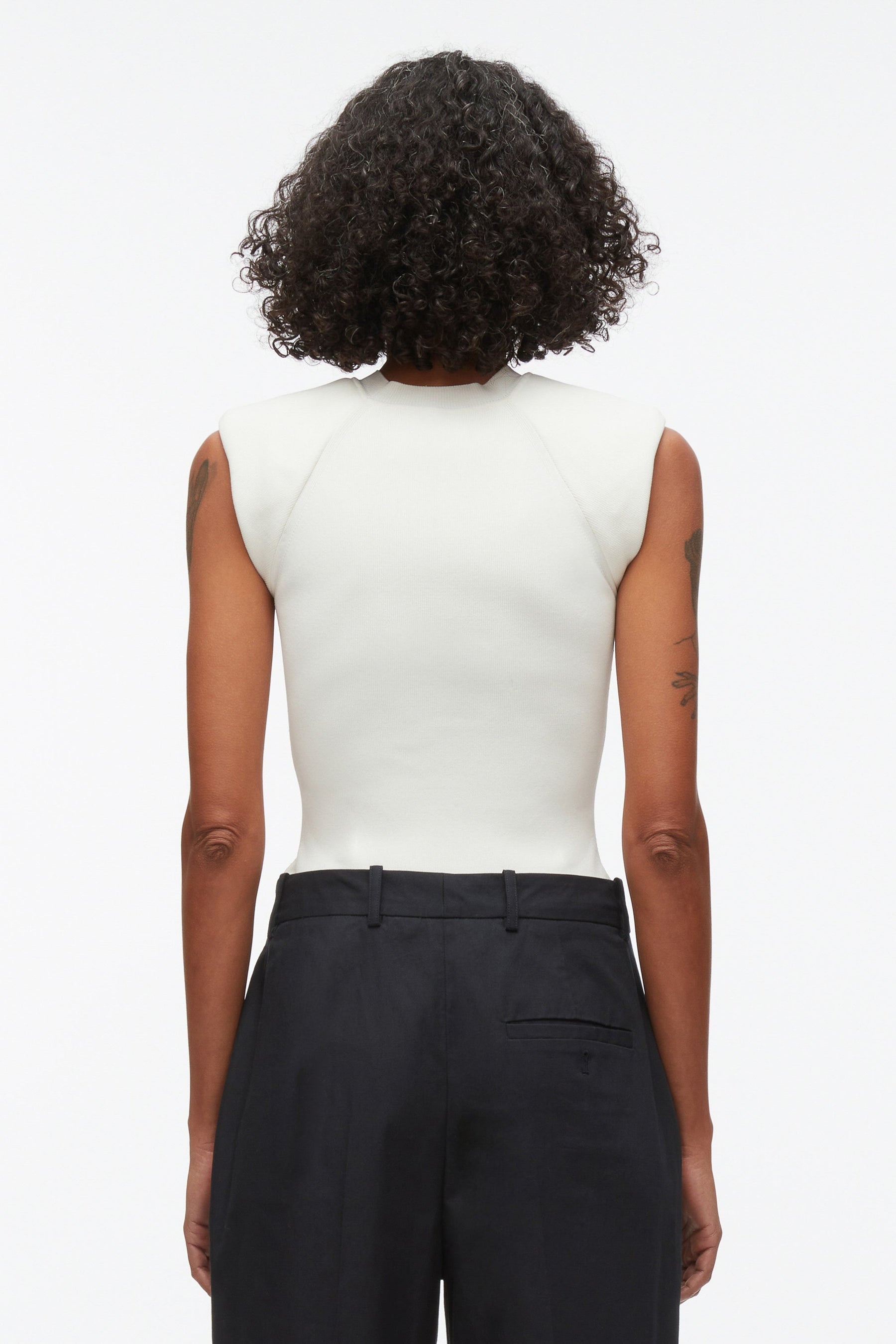 Compact Rib Sleeveless Top - 5