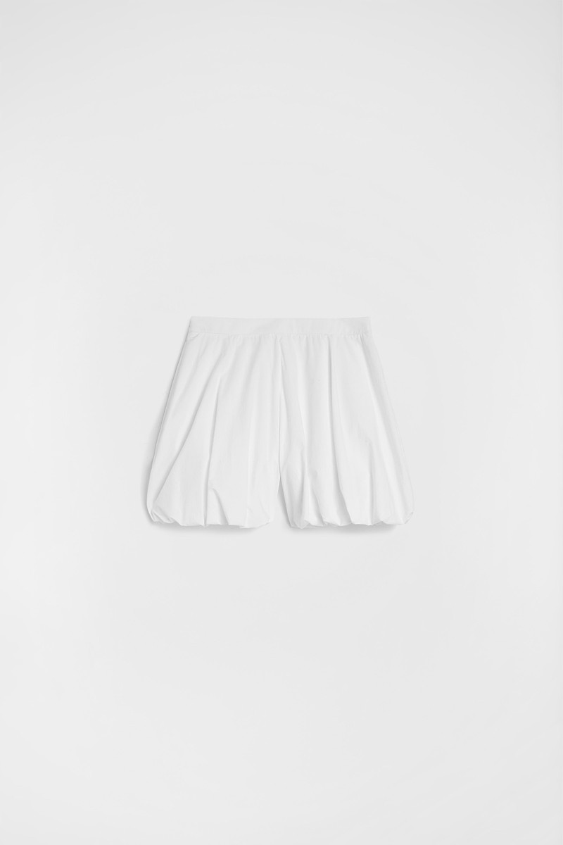 Cotton Poplin Balloon Shorts 7