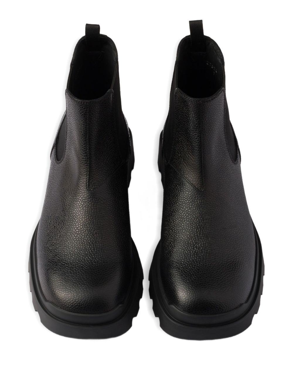 elastic-panelled rubber-sole boots - 4
